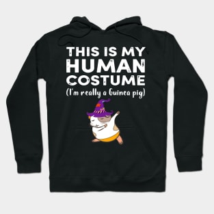 This My Human Costume I’m Really Guinea Pig Halloween (28) Hoodie